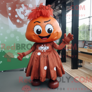 Mascottefiguur van een...