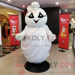 Mascot character of a White...