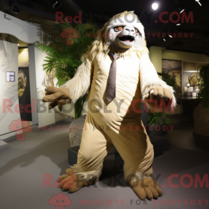 Mascottefiguur van een...