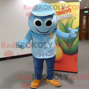 Postava maskota Sky Blue...