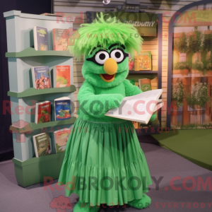 Mascot character of a Green...
