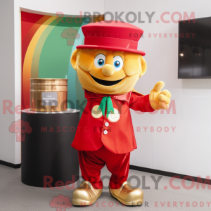 Postava maskota Red Pot Of...