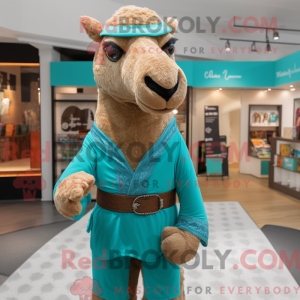 Mascottefiguur van een...