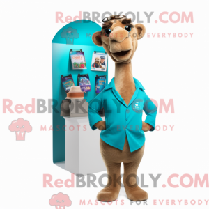 Mascottefiguur van een...