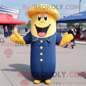 Maskotkarakter af en Navy...