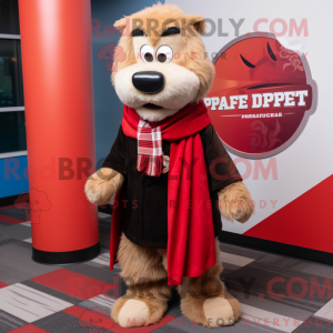 Mascot character of a Red...