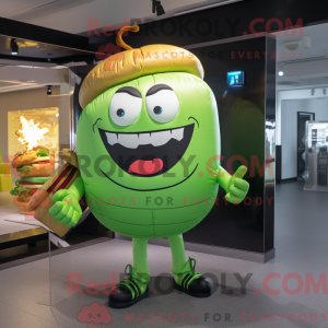 Mascot character of a Lime...
