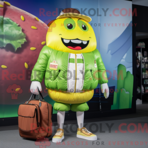 Mascot character of a Lime...