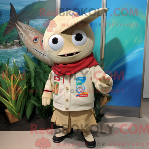 Maskottchen-Charakter eines...