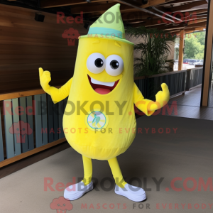 Postava maskota citrónově...