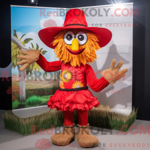 Mascot character of a Red...
