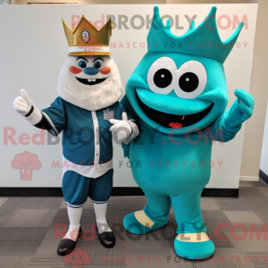 Postava maskota Teal Kinga...