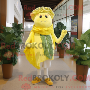 Personaggio mascotte foglia...