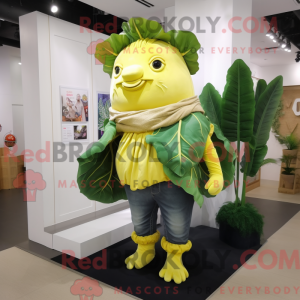 Mascot karakter van een...