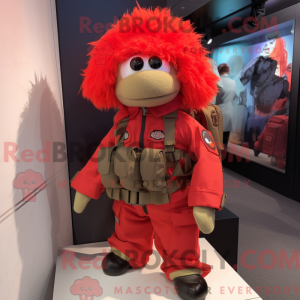 Maskottchen eines Red...