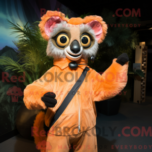 Mascottefiguur van een...