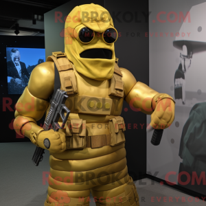 Mascot character of a Gold...