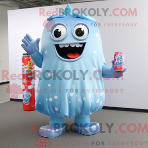 Postava maskota Sky Blue...