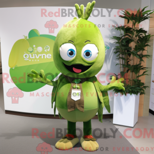 Maskot karakter af en Olive...