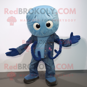  Octopus maskot drakt...