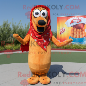 Maskot karakter av en Hot...
