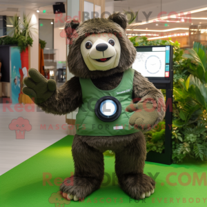 Mascottefiguur van een...