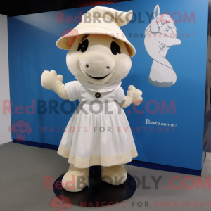 Mascot character of a Cream...