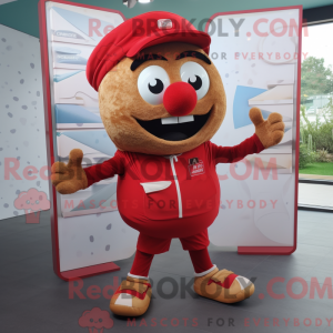 Mascot character of a Red...