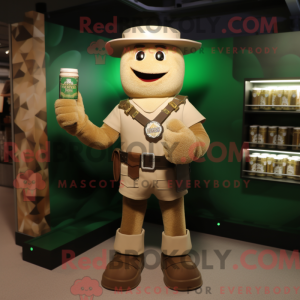 Mascottekarakter van een...