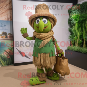 Mascottefiguur van een...