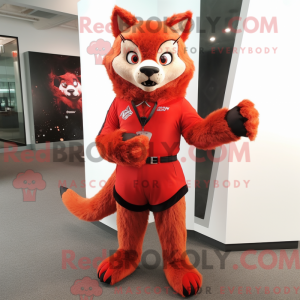 Mascottekarakter van een...