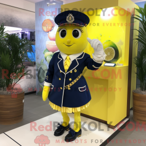 Postava maskota Navy Lemon...