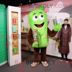 Mascot character of a Green...