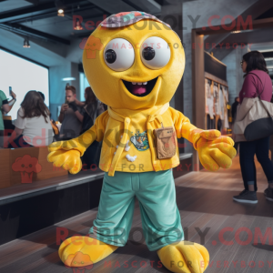 Mascottekarakter van een...