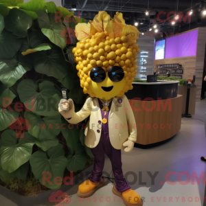 Personaggio mascotte Uva d...