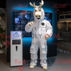 Mascot character of a White...