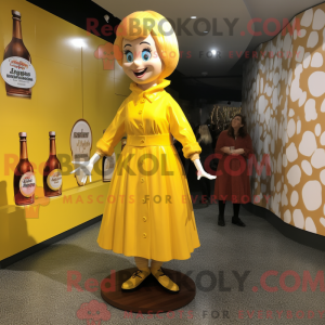 Maskot-karakter av en...