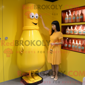 Maskot-karakter av en...