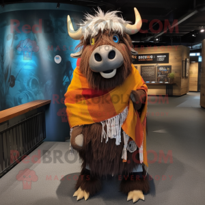 Rust Yak mascotte kostuum...