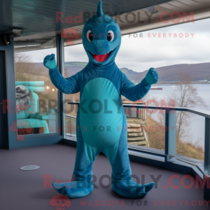 Postava maskota Loch Ness...