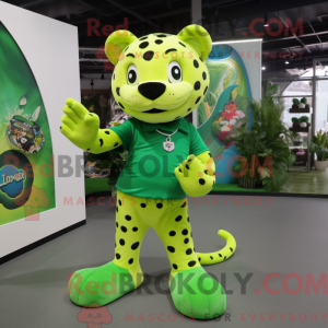 Mascottefiguur van een...