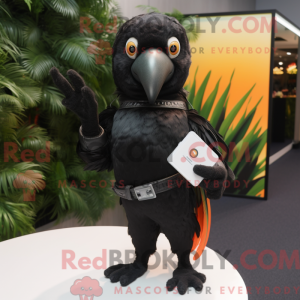 Mascot character of a Black...