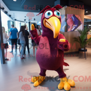 Mascot karakter van een...