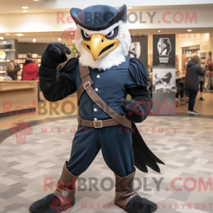 Maskottchen eines Navy Hawk...