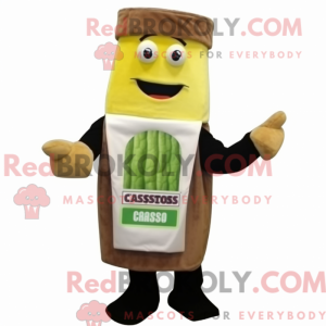 Mascot character of a Brown...