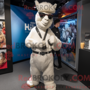Mascot character of a White...