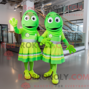 Mascot karakter van een...
