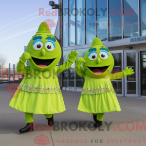 Mascot karakter van een...