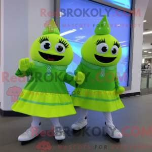 Maskotkarakter av et...