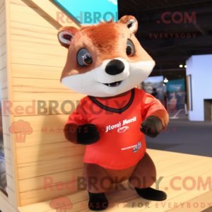 Mascot character of a Red...